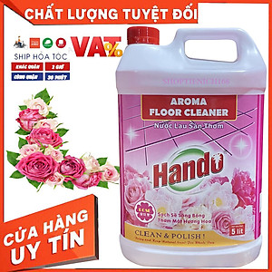 Nước thơm lau sàn Hando 5L Hương Hồng