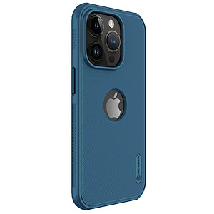 Ốp Lưng cho iPhone 14 / 14 Plus / 14 Pro / 14 Pro Max Nillkin Super Frosted Shield Pro Case (Có phần cắt LOGO) - Hàng Chính Hãng