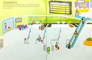 First Sticker Book - Sách Dán Hình Đầu Đời Cho Bé - Sân Bay