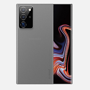 Ốp lưng lụa mỏng dành cho Samsung Galaxy Note 20 , Note 20 Ultra bảo vệ camera, siêu mỏng 0.3 mm hiệu Memumi  - Hàng Chính Hãng