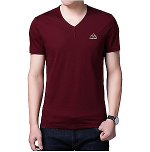 Áo thun nam ngắn tay cổ tim cúc ngực thời trang Sitaki cao cấp ATN04-5 màu