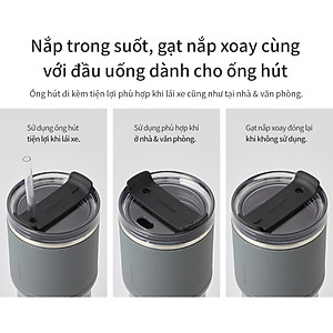 Bình giữ nhiệt LocknLock Metro Drive LHC4277S 650ml - Kèm ống hút và cọ rửa