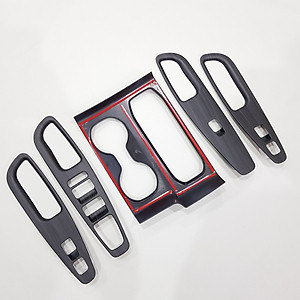 Ốp nội thất vân Gỗ cho Hyundai Santafe 2019-2020 Cao cấp