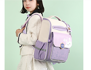 Balo học sinh cấp 1 và 2 siêu nhẹ chống gù chống nước cao cấp phong cách nhật bản