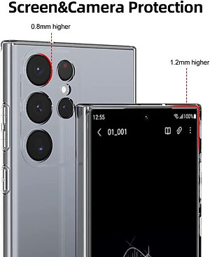 Ốp lưng silicon dẻo cho  Samsung Galaxy S23 / Galaxy S23+ / Galaxy S23 Plus / S23 Ultra hiệu Ultra Thin trong suốt mỏng 0.6mm độ trong tuyệt đối chống trầy xước - Hàng nhập khẩu