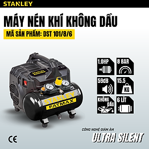 Máy nén khí không dầu 6L Stanley Fatmax DST101/8/6