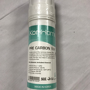 Lõi Lọc Nước Pre Cacbon Korihome, nhập khẩu Hàn Quốc - Hàng chính hãng