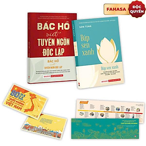Sách - Combo Sách Búp Sen Xanh + Bác Hồ Viết Tuyên Ngôn Độc Lập (Bộ 2 Cuốn) - Tặng Kèm 1 Obi + 2 Postcard - Độc Quyền Fahasa
