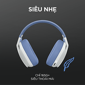 Tai nghe Game không dây Bluetooth Lighspeed Logitech G435 - Hàng Chính Hãng