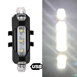 Đèn Hậu Phía Sau Cảnh báo an toàn Đuôi Xe Đạp DC918 Sạc USB Có Thể Sạc Lại MaiLee
