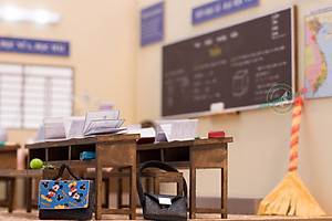 MÔ HÌNH Tự lắp ráp DIY SÀI GÒN THU NHỎ - KÝ ỨC TUỔI HỌC TRÒ - HT01