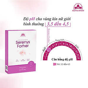 Dung dịch vệ sinh nữ Serenys Foher 200ml giúp khử mùi hôi, giảm viên ngứa, cân bằng độ ẩm, độ Ph