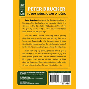 Sách Peter Drucker - Tư Duy Đúng Quản Lý Đúng