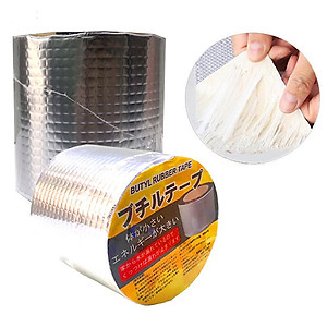 Cuôn Băng Keo Chống Thấm Nhật Bản Băng Dính Chống Thấm Nước Chống Dột Mái Tôn, Dán Tường Siêu Dính Khổ Rộng 5,10,15,20cm Dài 5m