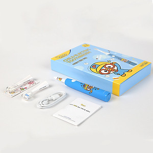 Bàn chải điện sóng âm cho bé Pororo Kids Hàn Quốc loại bỏ mảng bám trên răng hiệu quả