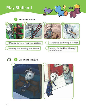 Sách - Dtpbooks - Helbling Young Reader - Moony Goes on Holiday