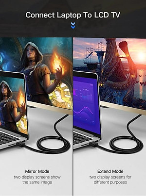 Ugreen UG10111HD104TK 15M màu Đen Cáp tín hiệu HDMI chuẩn 1.4 hỗ trợ phân giải 4K * 2K - HÀNG CHÍNH HÃNG