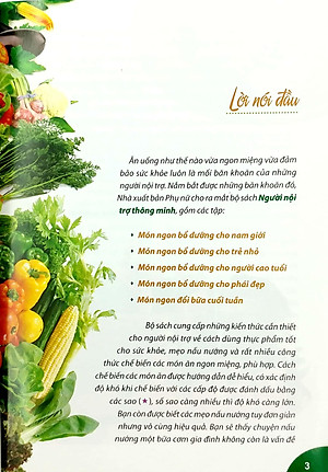 Sách Người Nội Trợ Thông Minh - Món Ngon Bổ Dưỡng Cho Nam Giới