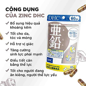 Viên uống Bổ sung Kẽm DHC Zinc