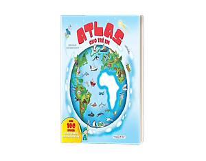 Sách Atlas Cho Trẻ Em - Hơn 100 Sticker Và Bản Đồ Địa Hình Siêu Lớn