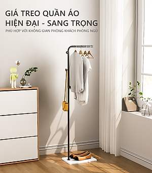 Giá treo quần áo IGA khung thép chống ghỉ phủ sơn tĩnh điện phong cách hiện đại - GM91
