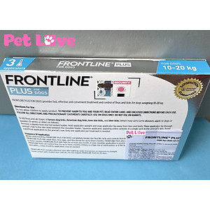 1 tuýp Frontline Plus nhỏ gáy diệt ve rận, bọ chét (chó 10 - 20kg)
