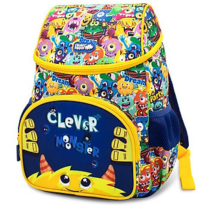 Ba Lô Clever Hippo Hoodie - Clever Monster - BM3105 - Màu Vàng