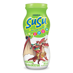 Thùng 48 Chai x 80ml Sữa Chua Uống Vinamilk Susu Hương Táo Nho