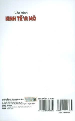 Giáo Trình Kinh Tế Vi Mô - TS. Vũ Trọng Phong & TS. Trần Thị Hòa - (bìa mềm)