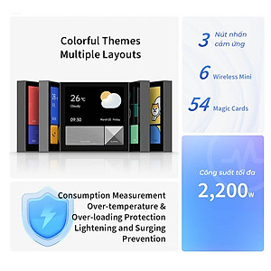 Màn hình công tắc Aqara Magic Switch S1E bản Quốc Tế , kết nối Wifi, Tương thích HomeKit, Google Assistant, Alexa, Bản Quốc Tế