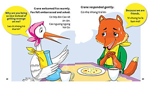 Combo 10 cuốn Truyện tranh ngụ ngôn dành cho thiếu nhi ( Song ngữ Anh - việt ) 