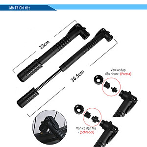 Bộ Dụng Cụ Sửa Chữa Xe Đạp Di Động Bơm Lốp Đa Năng Mini Và Vá Săm Xe Đạp Gắn Sườn Xe (Dạng Bình Nước) MaiLee