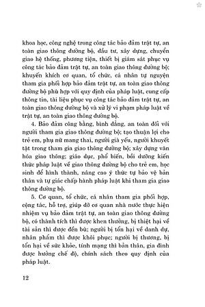 Luật trật tự, an toàn giao thông đường bộ năm 2024 - bản in 2024