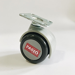 Bộ 4 bánh xe càng xoay 360 độ 38-50mm cho ghế/bàn xoay văn phòng nội thất - tải 40kg - Happy MoveThái Lan