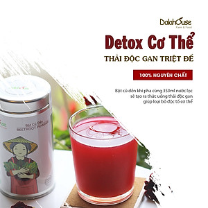Bột củ dền hữu cơ nguyên chất sấy lạnh Dalahouse - Thúc đẩy sức khỏe tim mạch, hỗ trợ giải độc gan, tăng cường thể lực