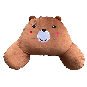 Gối tựa đầu dựa lưng ô tô A hình Teddy giảm đau lưng mỏi cổ