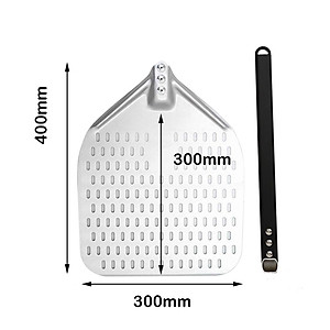 Aluminum Metal Pizza Peel for Easy Storage, Gourmet Luxury Pizza Paddle for Baking Homemade Pizza Bread