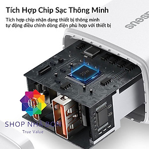 Cốc sạc nhanh siêu nhỏ gọn chân tròn Baseus Compact Quick Charger 20W (USB + Type C Dual Port, 20W PD/QC 3.0 Multi Quick Charge Support) dùng cho Samsung / Xiaomi/ Huawei/ OPPO / iPhone/iPad......Hàng chính hãng