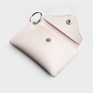 Ví Yuumy ( Thời trang nữ nắp gập cỡ nhỏ - Ví móc khóa da Seasand  YMK12 )