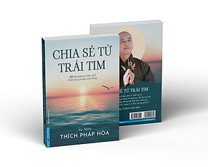 Combo Chia Sẻ Từ Trái Tim + Con Đường Chuyển Hoá - Thích Pháp Hòa (Bộ 2 Cuốn)  - FN