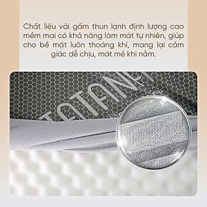 Nệm Foam Tatana Massage Relax, Cấu Trúc Lượn Sóng, Duy Trì Tư Thế Nằm Giảm Áp Lực Cơ Thể