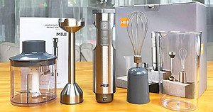 Máy Xay Cầm Tay Đa Năng Cao Cấp MIUI Multiquick 4-In-1 220V 1000W SUS304 14-Speed Chuyên Dùng Cho Quán Ăn Gia Đình