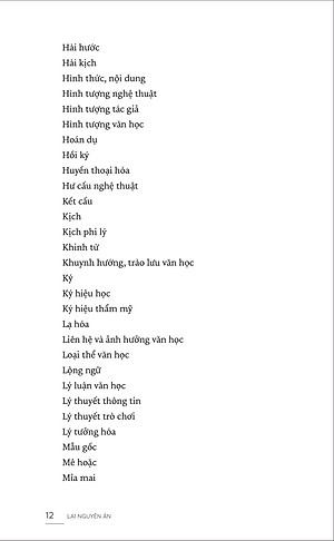 150 Thuật Ngữ Văn Học