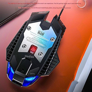 Chuột cơ gaming led RGB 7200DPI G10 mechanical Gaming mouse Esport cho máy tính laptop