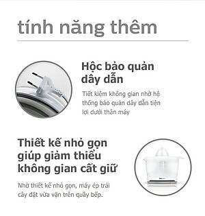 Máy Vắt Cam Philips HR2738/00 25W - Hàng chính hãng
