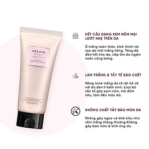 Ủ trắng tẩy tế bào chết body vỏ hồ đào Weilaiya - Weilaiya Niacinamide Brightening Scrub 200ml