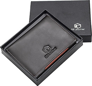 Ví Nam At Leather AT040-Đ (11.5 x 10 cm) - Đen