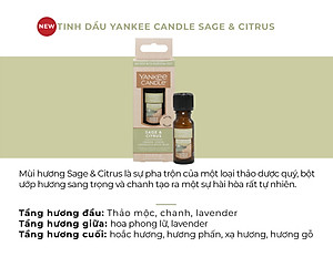 Tinh dầu Yankee Candle - Sage & Citrus (15ml)