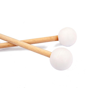 Sunnimix 1 Glockenspiel Đàn Xylophone Đập Nhựa Cứng Nhám Đầu Cái Vồ Gậy Be