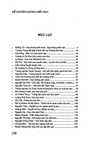 Sách Kể Chuyện Gương Hiếu Học